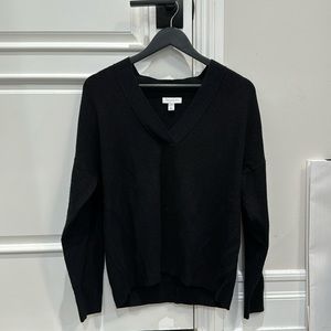 Black Topshop oversized knit sweater